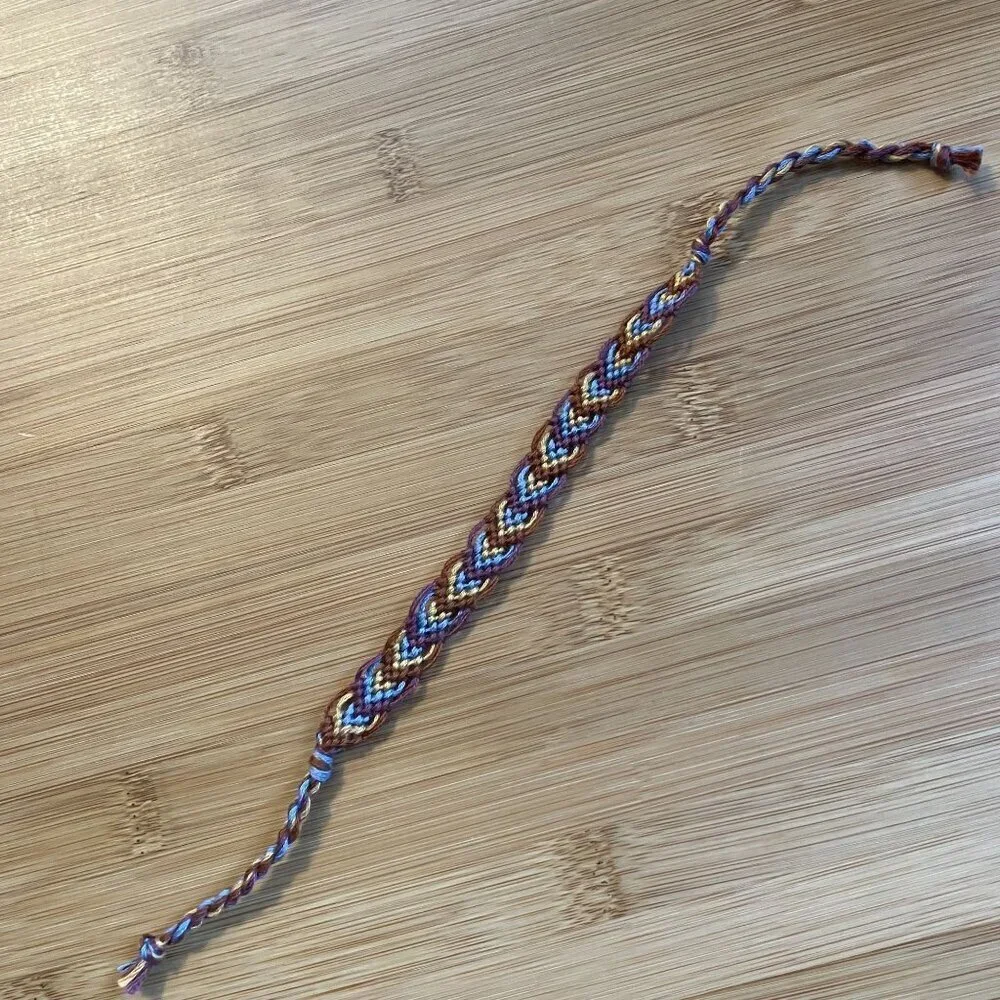 Reagan Bracelet, anklet, trendy, comfortable, tie, embroidery thread, woven, gif